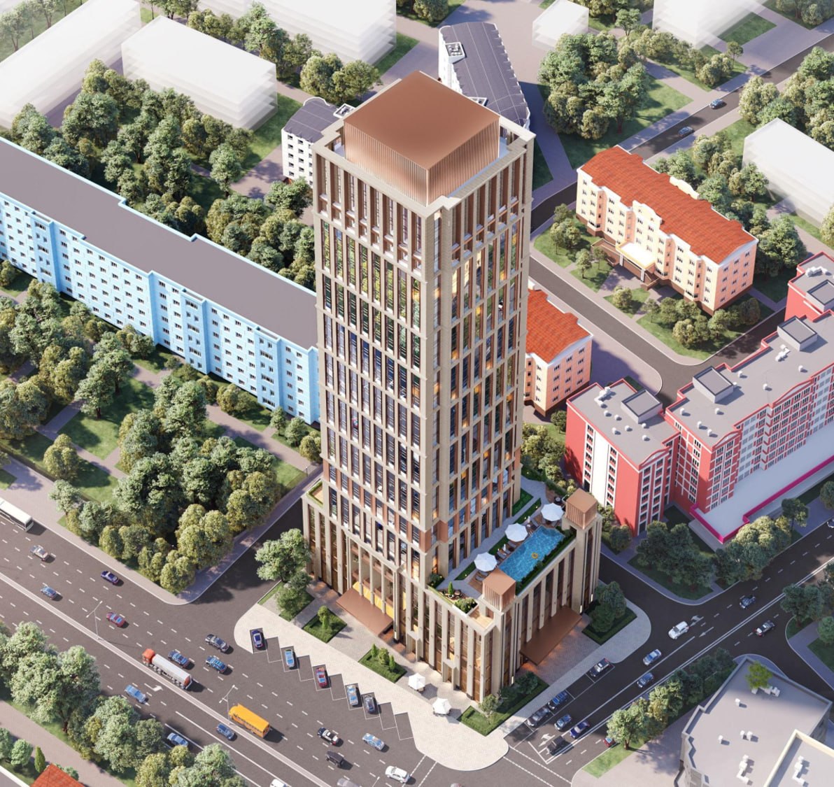 Center one · 4-й офисный этаж — 1